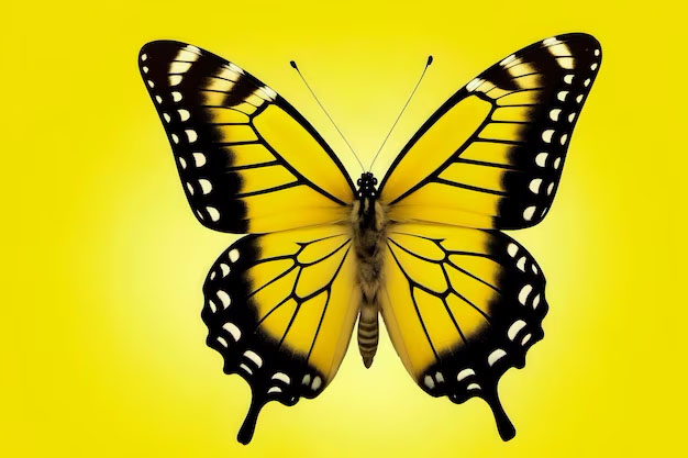 yellow butterfly