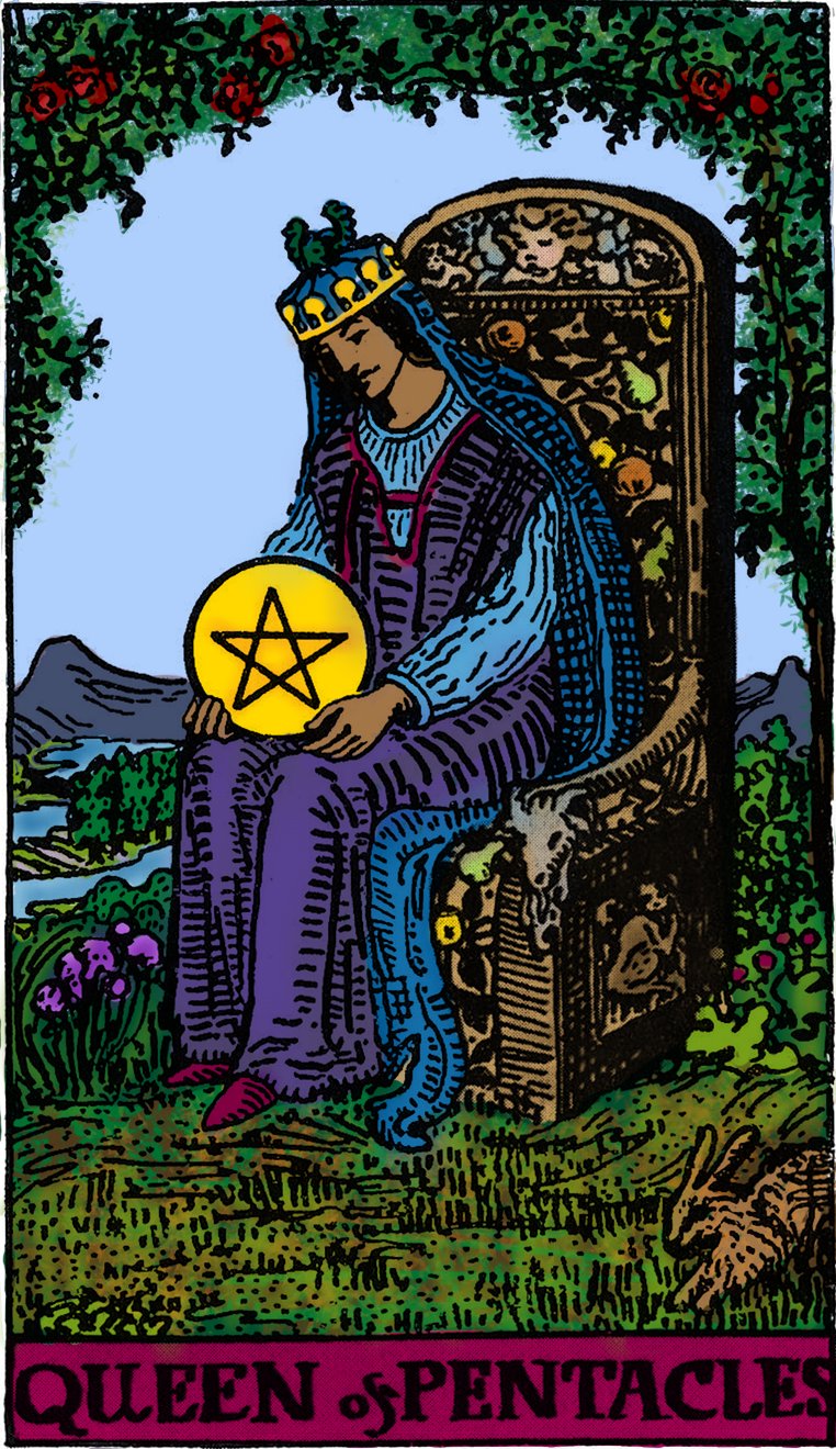 000022 (1) THE QUEEN OF PENTACLES